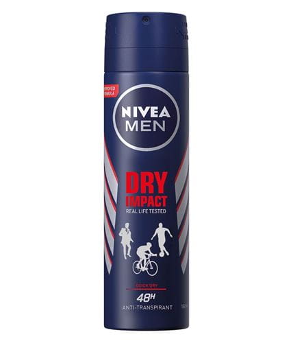 NIVEA DRY ANTI-TRANSPIRANT . . . DE ULTIEME COMBINATIE VAN EEN DROOG & FRIS GEVOEL
